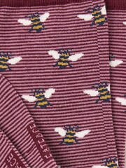 FatFace Purple Bee Socks - Image 2 of 2