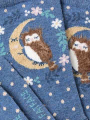 Calcetines mullidos con diseño de búho de FatFace - Imagen 2 de 2