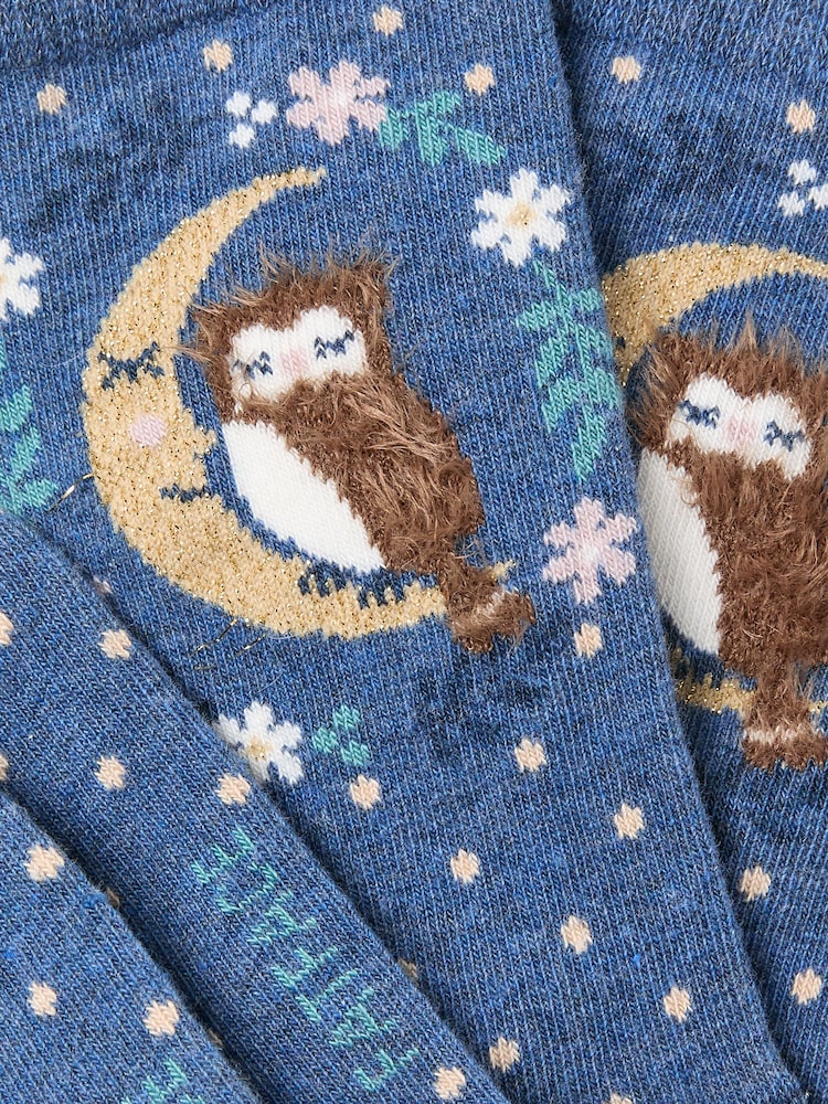 Calcetines mullidos con diseño de búho de FatFace - Imagen 2 de 2