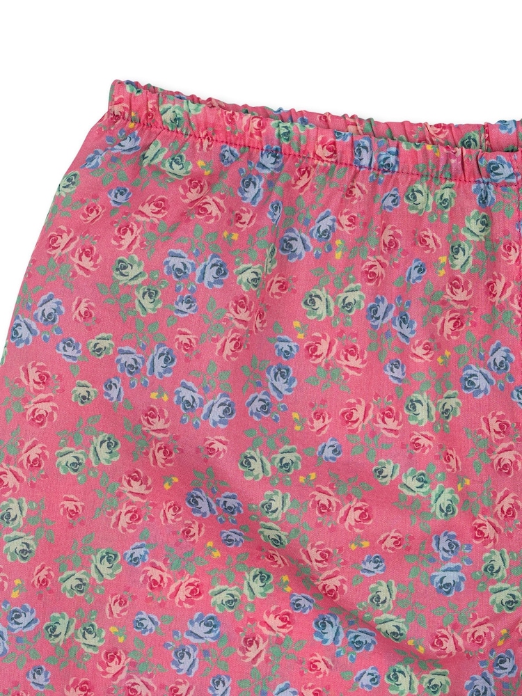 Konges Sløjd Pink 100% Organic Cotton Pacey Floral Print Shorts - Image 3 of 3