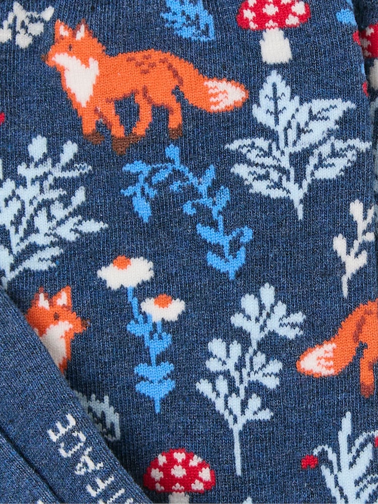 FatFace Navy Fox Floral Socks - Image 2 of 2 FatFace Navy Fox Floral Socks - Image 2 of 2