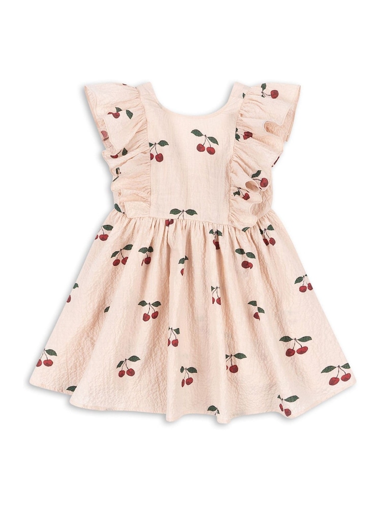 Konges Sløjd Pink Elin Cherry Print Dress - Image 1 of 5