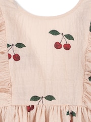 Konges Sløjd Pink Elin Cherry Print Dress - Image 4 of 5