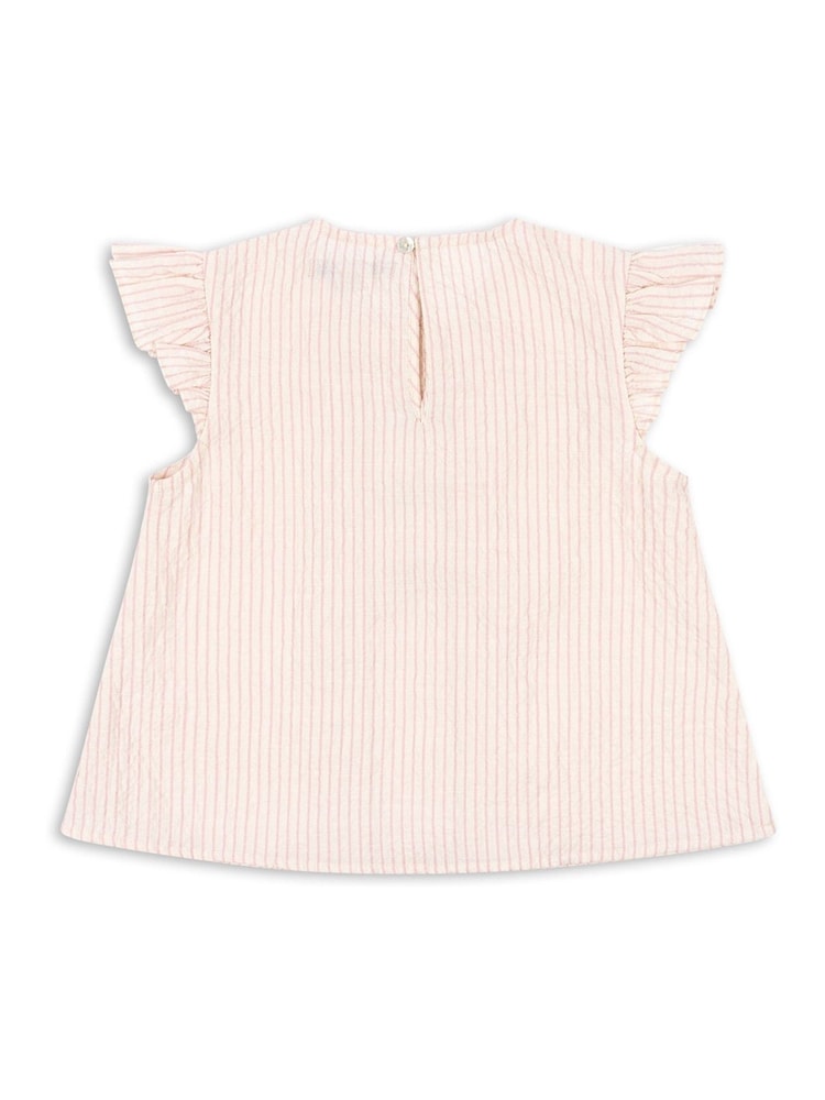 Konges Sløjd Pink Ellie Frill Cherry Embroidery Top - Image 2 of 5