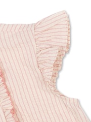 Konges Sløjd Pink Ellie Frill Cherry Embroidery Top - Image 4 of 5
