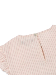 Konges Sløjd Pink Ellie Frill Cherry Embroidery Top - Image 5 of 5