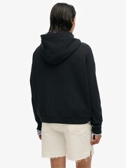 Superdry Black 100% Cotton Neo Trad Tattoo Relaxed Hoodie - Image 2 of 6