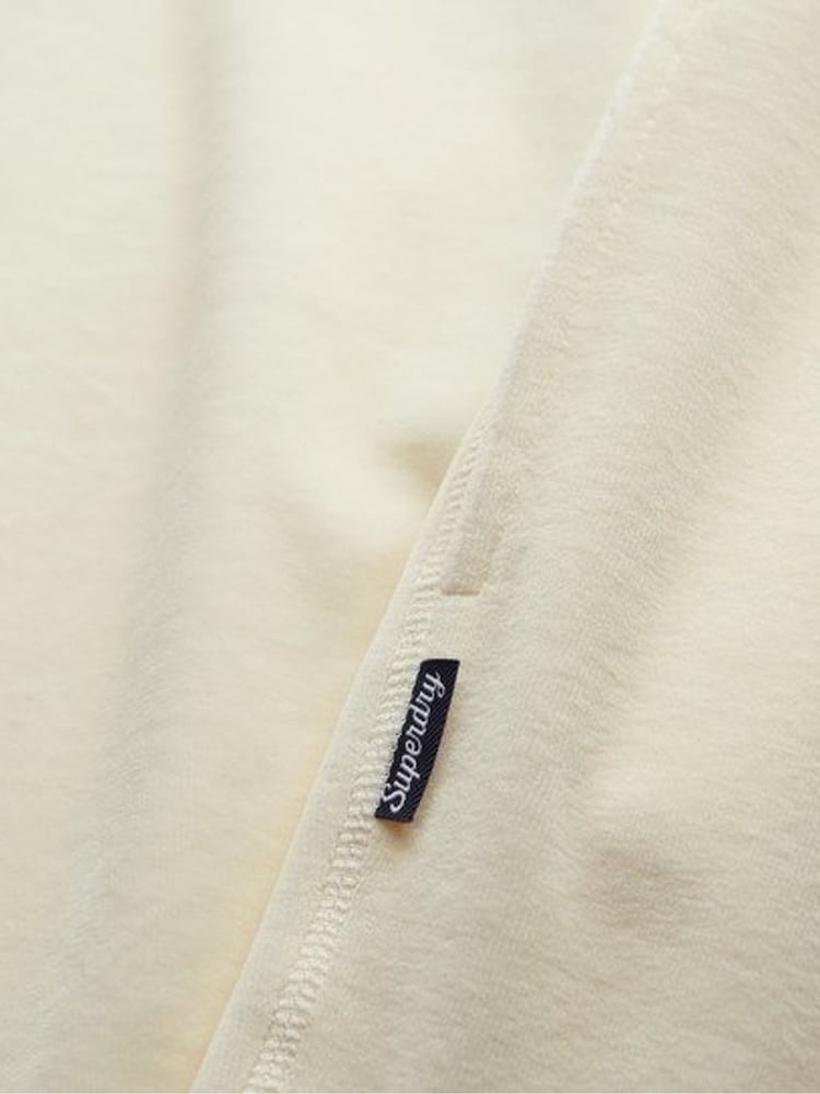 Superdry White Velour Wide Leg Joggers - Image 6 of 6