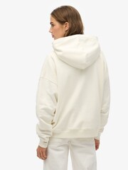 Superdry White Relaxed 100% Cotton Neo Trad Tattoo Hoodie - Image 2 of 5