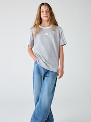 adidas Grey Essentials Kids T-Shirt - Image 5 of 7