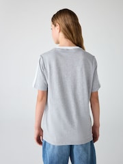 adidas Grey Essentials Kids T-Shirt - Image 6 of 7