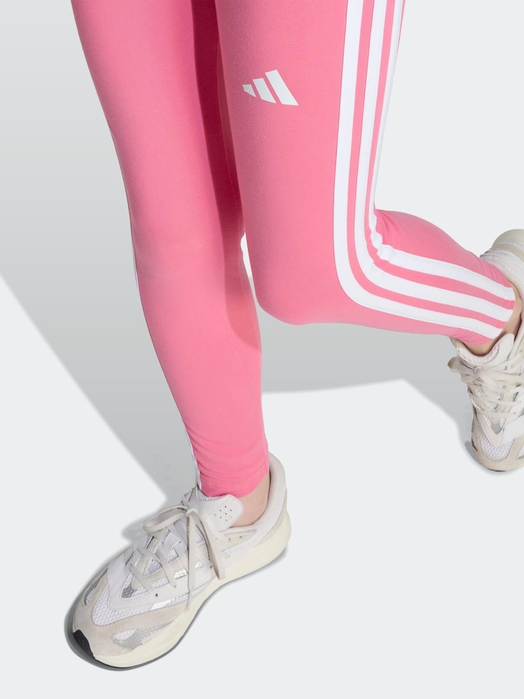 Buy adidas Pink Essentials 3-Stripes Kids Leggings from Next Kuwait