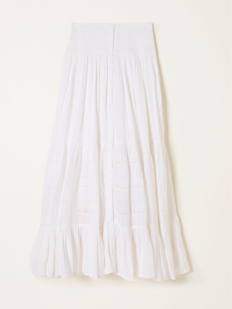 FatFace Rhea White Beachwear Maxi Skirt - Image 1 of 1