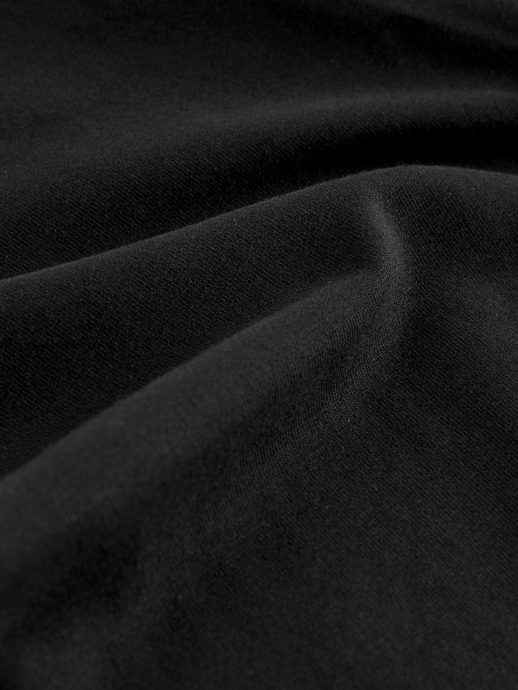 Black 2 Pack Wide Leg Jersey Trousers (3-16yrs) - Image 2 of 3