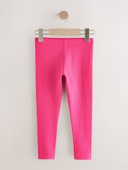 Pink/Lilac/Berry Regular Fit Leggings 3 Pack (3-16yrs) - Image 5 of 7