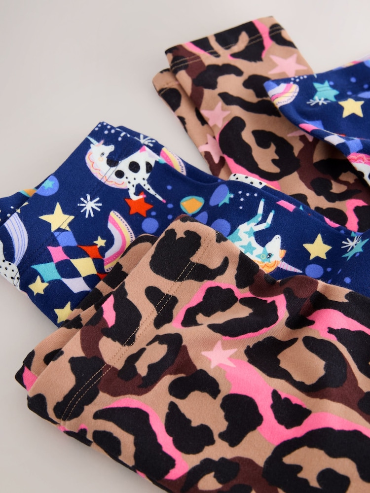 Animal And Unicorn Leggings 2 Pack (3-16yrs) - Image 6 of 6