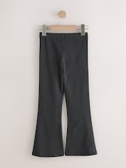 Black 2 Pack Flared Leggings (3-16yrs) - Image 2 of 4