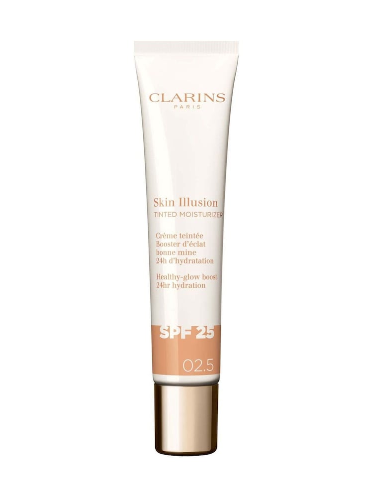 Clarins Skin Illusion Tinted Moisturiser SPF25 40ml - Image 1 of 5 Clarins Skin Illusion Tinted Moisturiser SPF25 40ml - Image 1 of 5