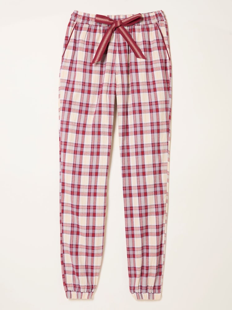 FatFace Cora Purple Check Pyjama Bottoms - Image 6 of 6 FatFace Cora Purple Check Pyjama Bottoms - Image 6 of 6