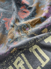 Washed Black Oversized Graphic Print T-Shirt (3-16yrs) - Image 11 of 11