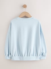 Blue Christmas Espresso Sequin Long Sleeve Sweatshirt (3-16yrs) - Image 5 of 7