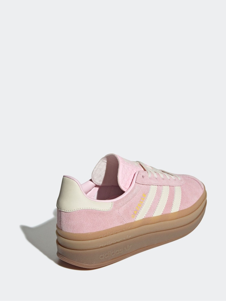 Buy adidas Originals Pink Light Gazelle Bold W Trainers from Next USA