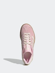 adidas Originals Pink Light Gazelle Bold Trainers - Image 7 of 10