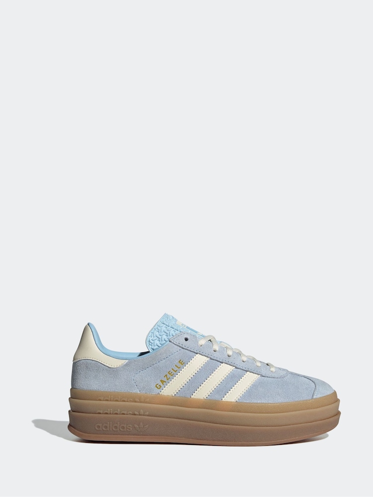 adidas Originals Blue Gazelle Bold Trainers - Image 1 of 9