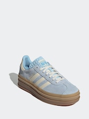 adidas Originals Blue Gazelle Bold Trainers - Image 3 of 9