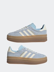 adidas Originals Blue Gazelle Bold Trainers - Image 5 of 9