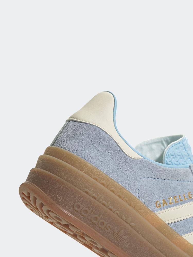 adidas Originals Blue Gazelle Bold Trainers - Image 9 of 9