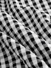 Black/White Gingham Pull On Barrel Trousers (3-16yrs) - Image 6 of 6