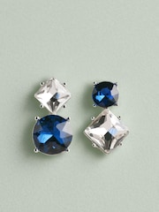 Blue Tabitha Simmons x Next Nili Jewelled Mismatch Earrings - Image 1 of 6