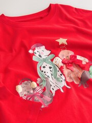 Red Dogs Long Sleeve Sequin Top (3-16yrs) - Image 7 of 7