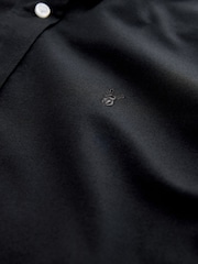 Rust Brown Slim Fit Long Sleeve Oxford Shirt - Image 9 of 9