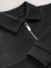 Charcoal Grey Smart Jersey Shirt And Joggers Set (3-16yrs) - Image 4 of 5