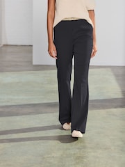 Black Tailored Bootcut Trousers - Image 3 of 8