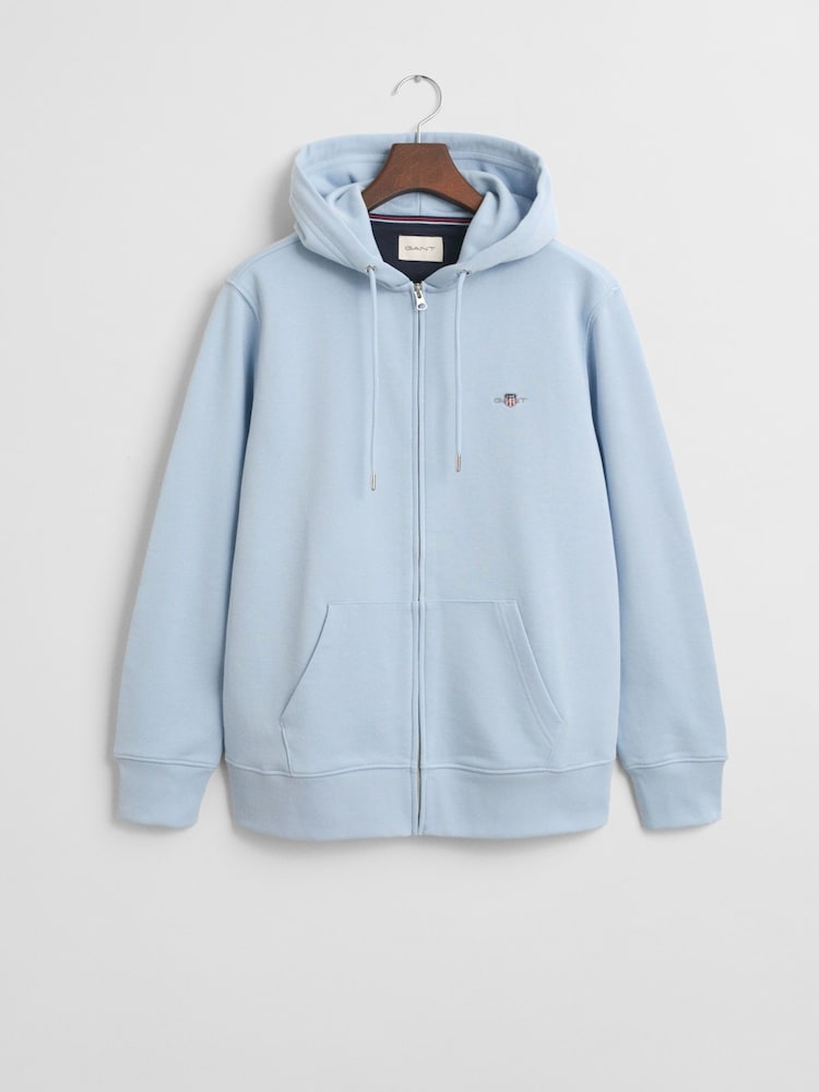 GANT Blue Shield Full Zip Hoodie - Image 1 of 1