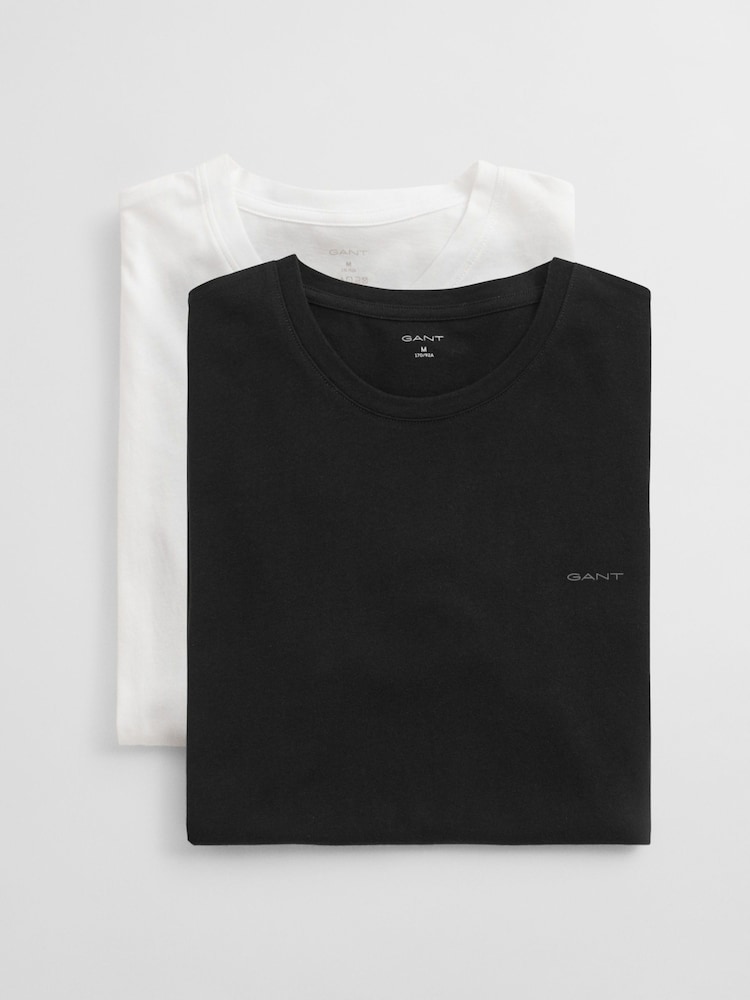 GANT Crew Neck 100% Cotton T-Shirts 2 Pack - Bild 1 von 4