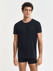 GANT Crew Neck 100% Cotton T-Shirts 2 Pack - Bild 2 von 4