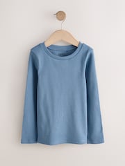 Floral Ribbed Long Sleeve Tops 5 Pack (3-16yrs) - Image 4 of 9