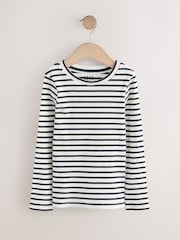Floral Ribbed Long Sleeve Tops 5 Pack (3-16yrs) - Image 5 of 9