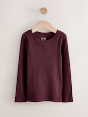 Floral Ribbed Long Sleeve Tops 5 Pack (3-16yrs) - Image 6 of 9