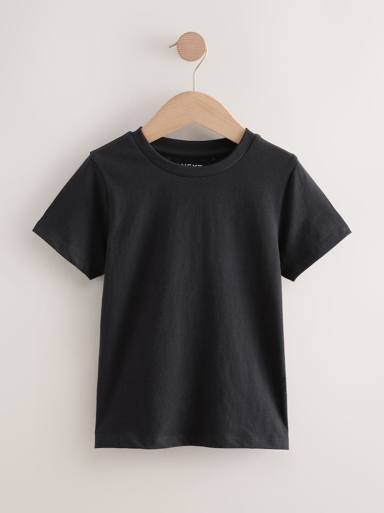 Black 3 Pack T-Shirts (3-16yrs) - Image 2 of 5 Black 3 Pack T-Shirts (3-16yrs) - Image 2 of 5
