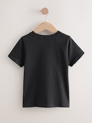 Black 3 Pack T-Shirts (3-16yrs) - Image 3 of 5