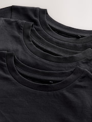 Black 3 Pack T-Shirts (3-16yrs) - Image 5 of 5