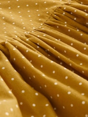 Ochre Yellow Spot Cord Dress (3mths-8yrs) - Image 7 of 8