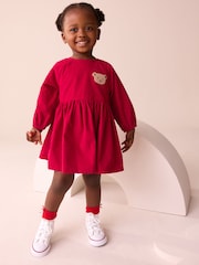 Red Character Cord Dress (3mths-8yrs) - Image 1 of 8