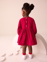 Red Character Cord Dress (3mths-8yrs) - Image 2 of 8