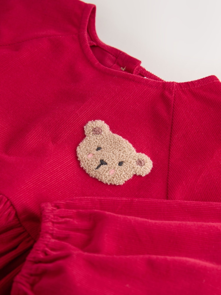 Red Character Cord Dress (3mths-8yrs) - Image 8 of 8